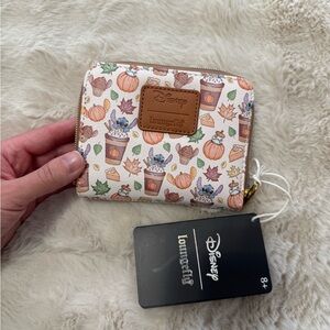 Loungefly Stitch Pumpkin Spice Wallet